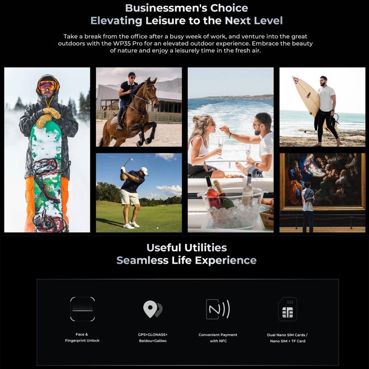 Oukitel WP35 Pro 5G Rugged Phone, 12GB+512GB, 6.6 inch MediaTek Dimensity 6300 Octa Core, NFC, OTG, Network: 5G Oukitel WP35 Pro 5G Rugged Phone, 12GB+512GB, 6.6 inch MediaTek Dimensity 6300 Octa Core, NFC, OTG, Network: 5G